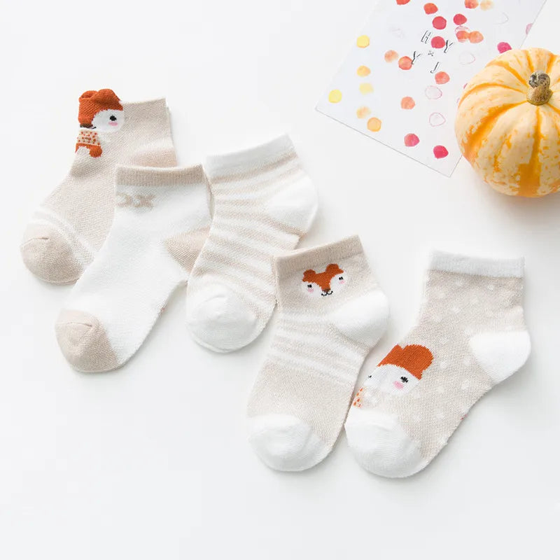 5 Paar Babysocken für Mädchen