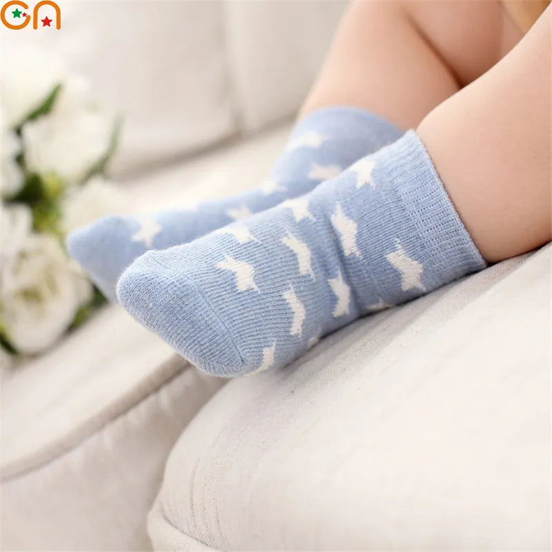 5 Paar modische gestreifte Socken