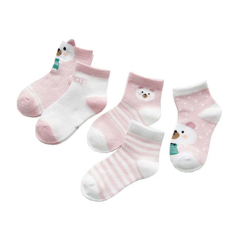 5 Paar Babysocken für Mädchen