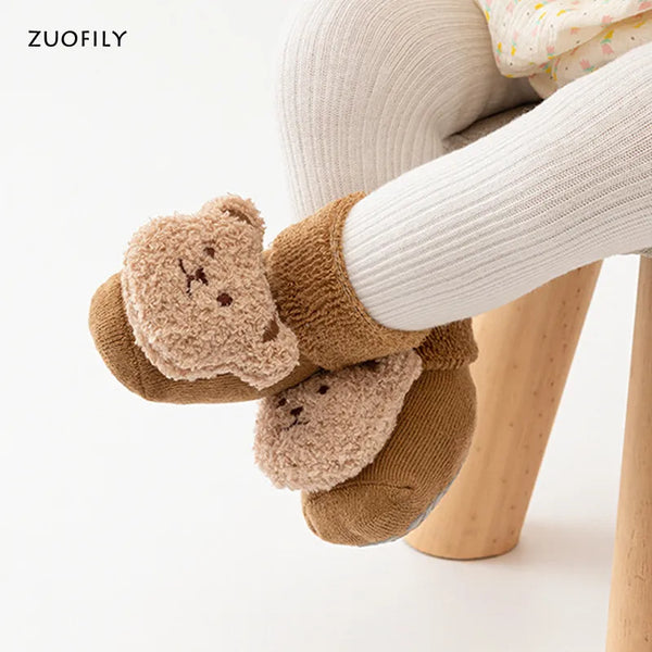 Niedliche Babysocken mit Anti-Rutsch Sohle